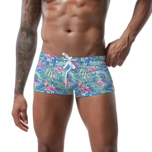 Summer Swimwear Men Swimsuit Briefs Boxer Shorts Swim Trunks Swimming Men's Beach Shorts Pants With Pockets