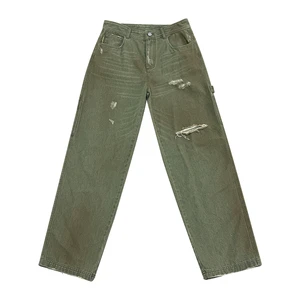 Men'S Denims Pant Casual Jeans Pant Pockets Zipper Button Pants