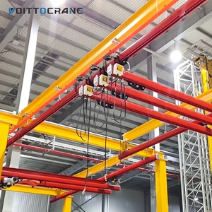High Quality 1 Ton 2 Ton 3 Ton Light Overhead Crane System Flexible Beam Monorail Freestanding Bridge Crane
