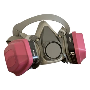 Replaceable Filter Half Face Respirator Mask with Chemical Protection Disposable Protective Cover with High Visibility Strip