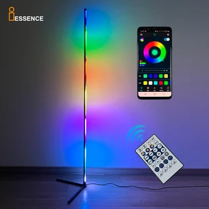 Lampade Da Terra Lampara De Pie Design Tripod Vertical Led Vloerlamp Rgb App En Afstandsbediening Nordic Corner Floor Lamp
