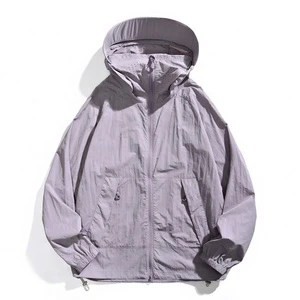 Printable Logo Upf50 Ice Silk Sun Clothing Men's and Women's Summer Lightweight Wind Shield Uv Protection Fishing