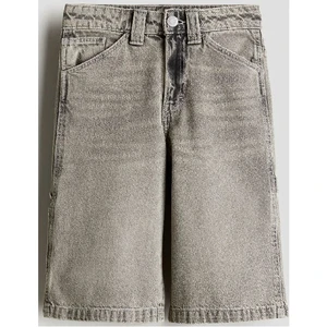 High Quality Men Summer Jean Shorts High Street Vintage Loose Fit Distressed Washed Men Denim Shorts OEM Customized