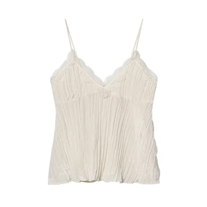Spring/Summer 2026 New Fashionable Lace Woven Breathable Vest Sexy Camisole Elegant Women's Top
