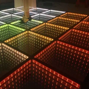 3D Infinity Mirror Video Light LED Dance Floor for Party Supplies