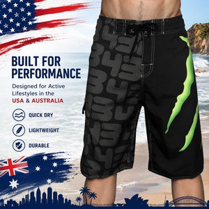 Polyester Nylon Bali Indonesia Kuta Sports Swim Trunks Beach Board Shorts Phantom Boardshorts Surf Pants For Men Printed