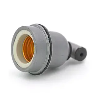 Durable Waterproof Light Bulb Lamp Sockets Aluminum 27 Light Holder for Farm Garden Street