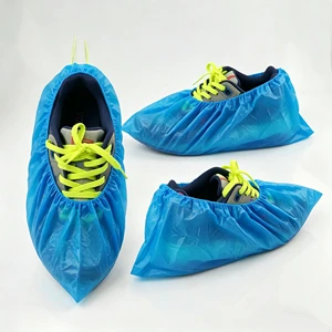 Thickened CPE Shoe Covers Are Waterproof Dustproof And Tear Resistant Disposable For Hygiene Without Washing