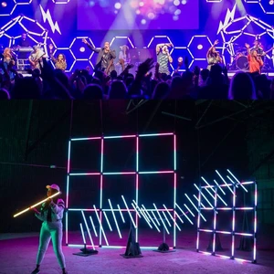 Led Pixel bar Stage Light China Magnum Lighting 360 Led Tube 1 Meter for Stage Decoration DJ Tube Lights