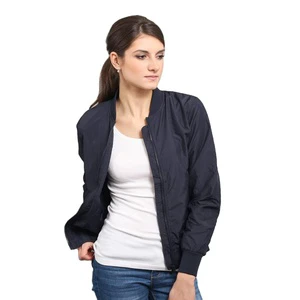Newest Style Lady Jean Jacket Long Sleeve Woman Denim Jacket Womens Clothing Black Quantity Custom Coat Cotton Blue OEM Pockets
