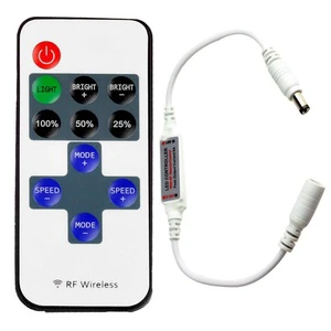 DC 5-24V Single Color 11 Keys Wireless Remote Controller LED Strip Dimmer