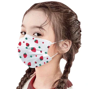 In Stock 3 Ply Kids Facemask Medical Protective Mask Disposable Colors Printing Mask For Children