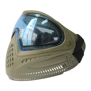 Safety Paintball Mask with Blue Thermal Lens Suit for Outdoor Sport