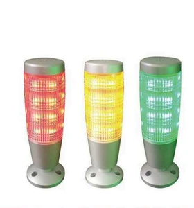 Industrial Grade LED Equipment Indicator Light with RGB Colors Aluminum Alloy Buzzer 24V DC for Warehouse Use