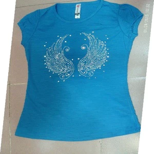 Elegant Casual Women's Plus Size T-Shirt with Relaxed Fit Soft Spandex/Cotton Neckline Eco-Friendly Butterfly Sleeve for Summer
