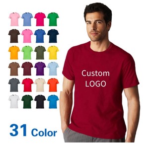 High Quality Blank 100% Cotton Knitted Plus Size T-Shirt Custom Printing Your Own Brand Logo Eco-Friendly Breathable
