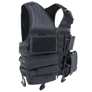 Double Safe Wholesale Black Other Personal Defense Equipment Lightweight Vest Soft Safety Multi-functional Tactical Vest for Men