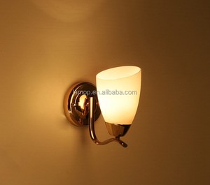 Factory Direct Modern Design Glass & Iron Art LED Wall Lamp - Indoor Lighting for Home & Hotel Bedroom