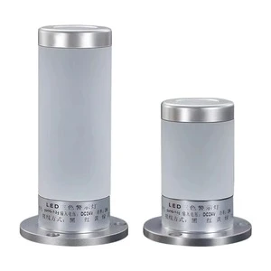 24V Small Steady/Flash Buzzer LED Indicator Light Metal Warning Equipment with Three Color Sound Alarm Flashing Signal Light