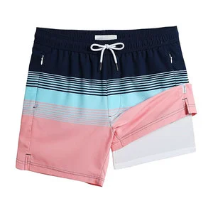 Quality Low MOQ Men's Swim Trunks Underpants Casual Beachwear Beach Shorts Quick Dry 100% Cotton Windproof Eco-Friendly