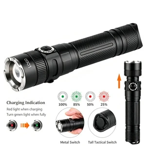 Flashlight LED with Maximum Brightness 1500lm