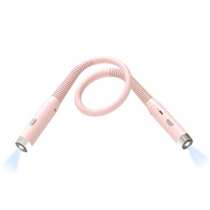 Rechargeable Neck Reading Light Hands Free LED Book Light For Bedside Camping Travel 3 Brightness Levels Eye Care Design