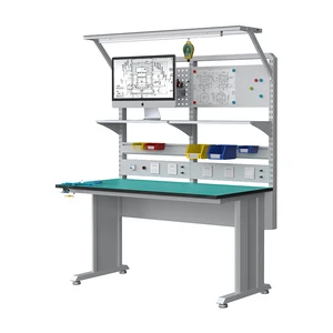 High Quality ESD Workbench Height Adjustable Electronic Antistatic Workbench For Workshop Lab ESD Tables