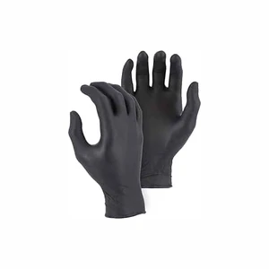Hot Selling Disposable Nitrile Medical Examination Gloves Anti-Slip Black Powder Free Non-Sterile Hand Protection Safety Gloves