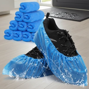 High Quality Safety Anti-Slip Waterproof Disposable Plastic Shoe Cover PP+SF/PE/CPE