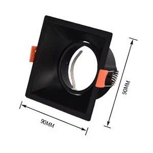 Aluminum Housing Modern Design LED High Brightness Round/Square Lamp Shade for Home Office GU10/MR16