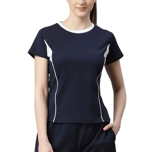 100% Cotton t Shirt Plus Size Solid Color Oversized Women T shirts Plus Size with Women T-Shirt 100% Cotton Customized Plus Size
