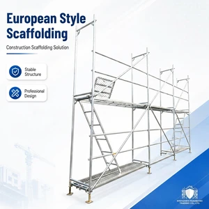 Factory Promotion Industrial Modern Design Steel Scaffold Ladder Frame System Heavy Duty Mobile 500kg Load Capacity Easy