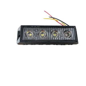 Hot Selling Super Quality 4 LED 12W Dual Color Car Light Grille Light LTD34B Amber Ice Blue White Red Green