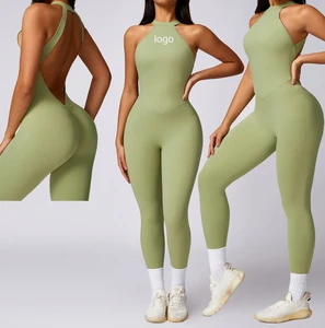 Women Sportswear One Piece Yoga Woman Clothes Running Tight Sport Romper Bodysuit Quick Drying Fitness Workout Yoga Jumpsuit