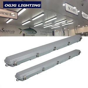 Cold Room Motion Sensor Waterproof Linear Tube Lamp Dimmable Emergency Batten Led Tri-proof Light High CRI 83 5-Year Warranty
