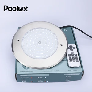 2024 Poolux 7.5MM Thickness Ip68 Waterproof 12V 24V Input IP68 Waterproof Underwater Application Swimming Pool LED Lights