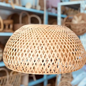 Hot Trend! Bamboo Pendant Lamp Hand Knitted High Quality Manufacturer Wholesale Price Home Decoration