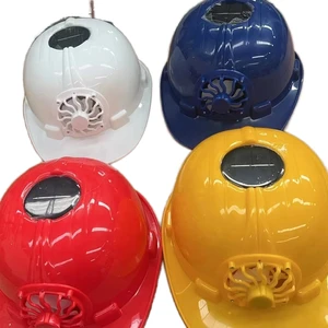25PCS Summer Outdoor Construction Safety Hard Hats Breathable Anti-Smashing with Sunscreen Sunshade Fan for Labor Protection