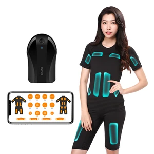 Smart Wireless EMS Training Suit With Bluetooth App Control Full Body Muscle Stimulation Fitness Activewear For Men Women
