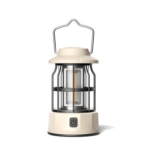 New Design Atmosphere Camping Lantern LED COB Waterproof Hiking Fishing Climbing Lamp Dry Battery Portable Dimming Picnic Light