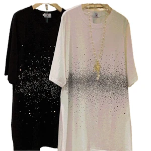 High Quality Oversized Women's T-shirts Breathable and Casual Loose Fit Short Length Plus Size Knitted Fabric