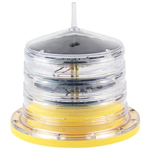 2025 Cheap Price Solar Colors Obstruction Lights Tower Beacon Lights Yellow Aviation Lights Lantern