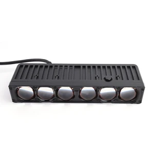 High Pwer LED Light 150W LED Grille Light 6500K Car Front Grill Lamp Off Road Driving Light LED Grille Light with 6 Lens