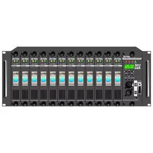 DMX 12/6 Channel Dimmer with 240A Capacity and XLR 5-PIN Connector for Stage Lighting