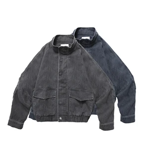Men's Denim Jacket High Quality Fashionable Washing Work Clothes Jacket Wholesale Customization
