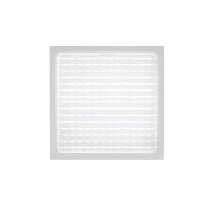 High Power 600x600 LED Grille Panel Light 96W/120W Flower Design for Office Shopping Mall-Flat Recessed Embedded Office Space