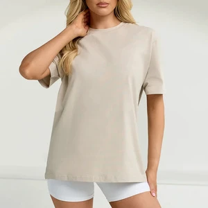 Plus Size Women's Cotton T-shirts Sexy t Shirts Custom Crew Neck Bulk Basic Oversized t Shirts