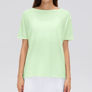 Loose Breathable Yoga T-Shirt for Women Summer Workout Running Training Fitness Top