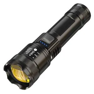 Waterproof Camping Outdoor Flashlight Distress Flash 10w 18650 Power Lithium Battery Outdoor Flashlight, Portable Bright Light