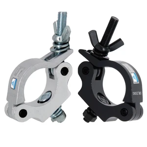 ZN10S50 Tube44-51MM1.73-2.01in Load200kg Aluminum Stage Light Truss Display System Accessories Coupler Pipe Truss Clamp Hook